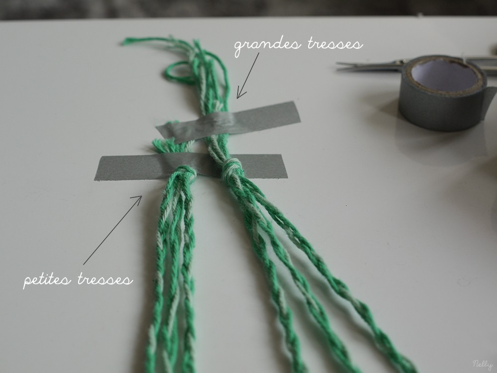 DIY : un collier noué en laine