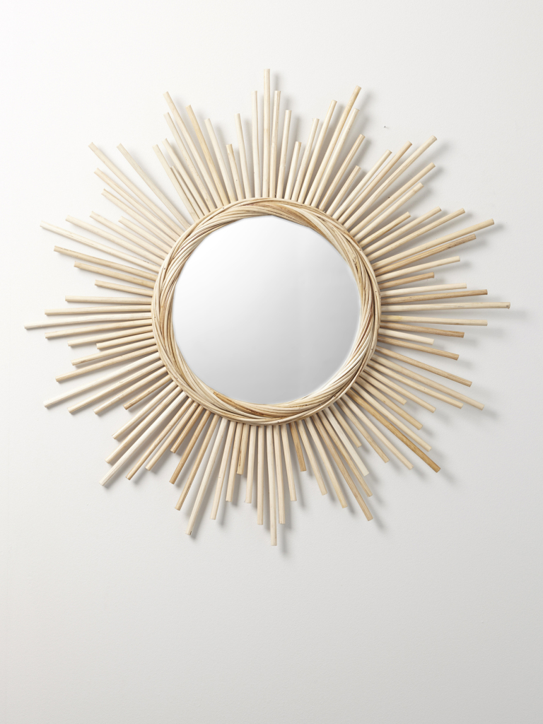 Miroir en rotin Cyrillus