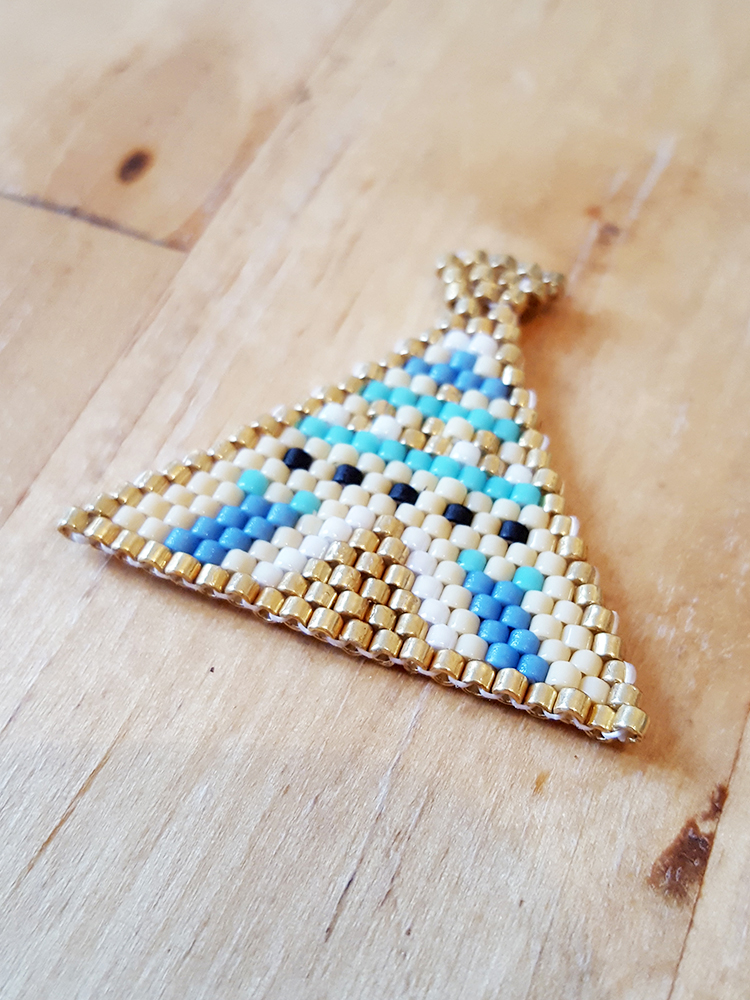 Tipi en brick stitch
