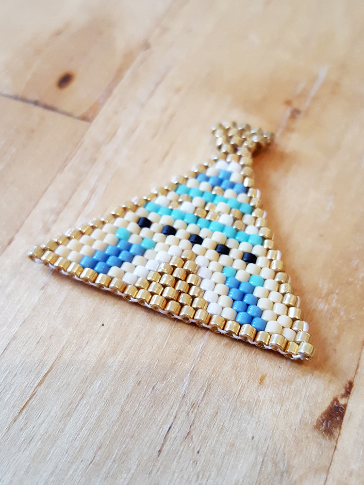 Tipi en brick stitch