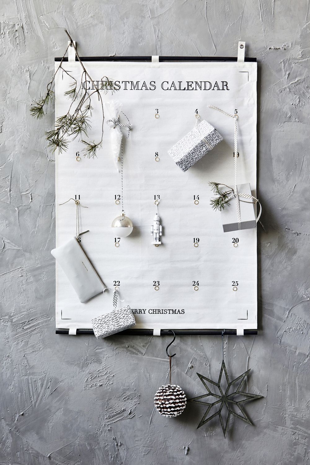 Projet couture : voici comment fabriquer un calendrier de l'Avent DIY avec  du tissu