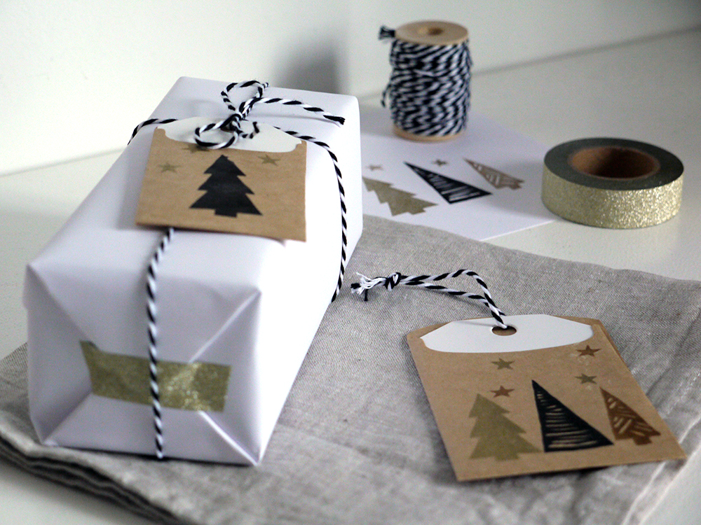 DIY de Noël : des tampons pour décorer ses cadeaux