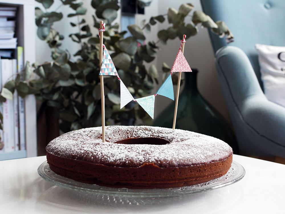 Une idée toute simple pour décorer un gâteau d'anniversaire