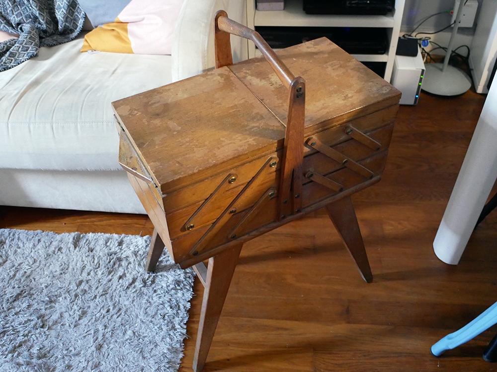 Avant/après : j'ai relooké le meuble de couturière de ma grand-mère