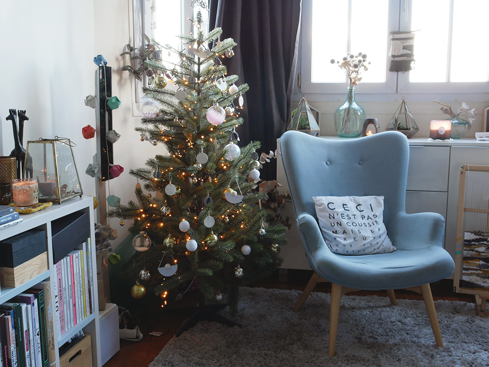 Mon salon décoré pour Noël