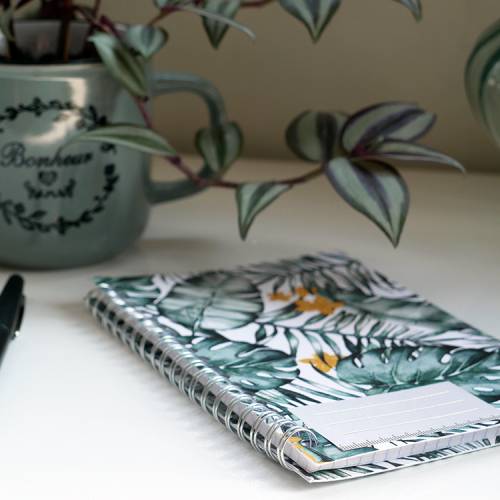 DIY : relooking facile d’un carnet à spirales