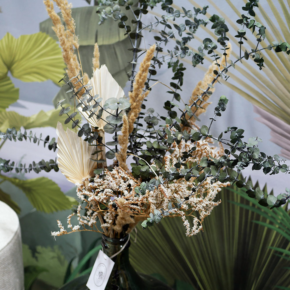 Fleurs séchées au salon Maison & Objet