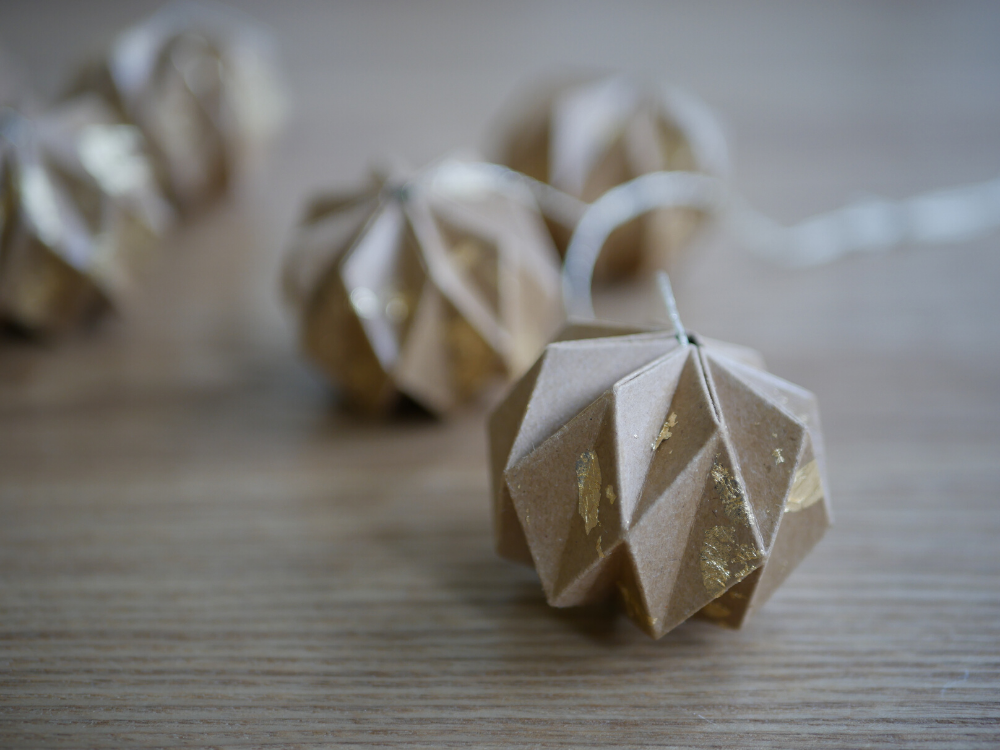 Lampions origami