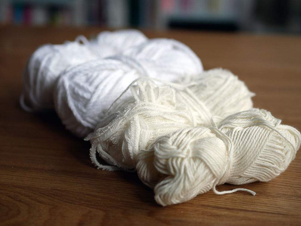 Nuances de laines blanches