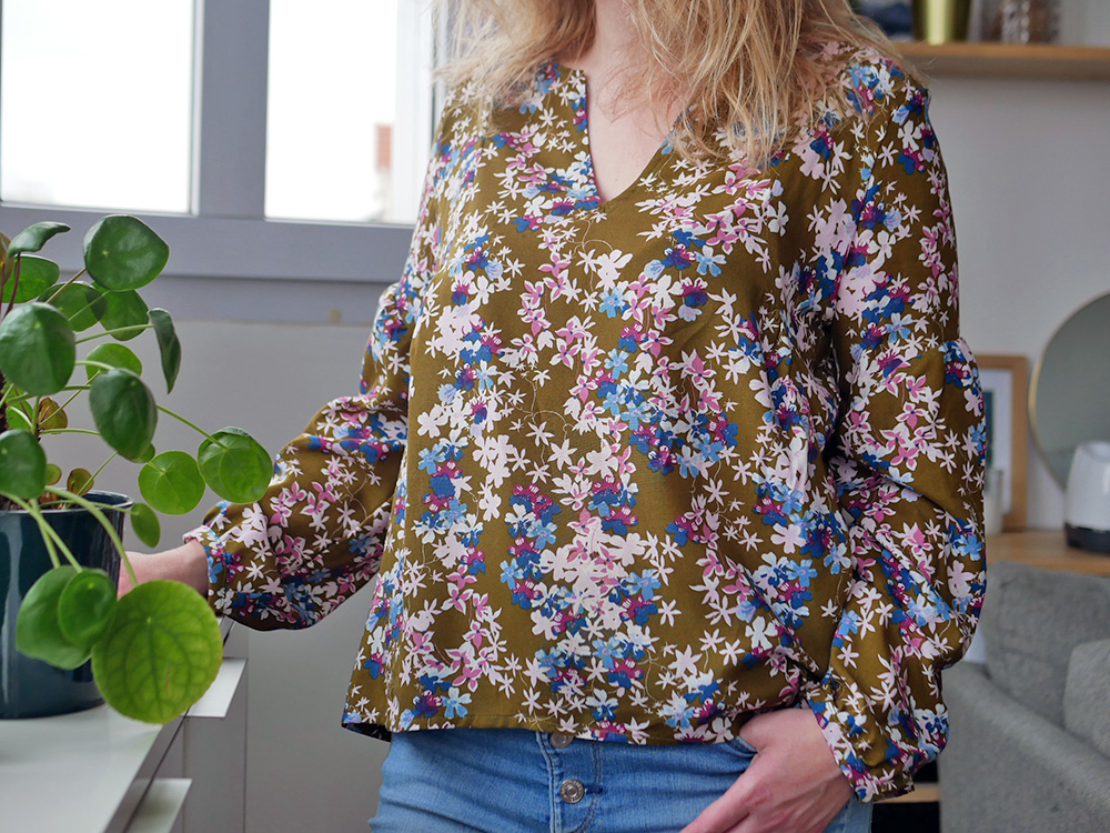 Couture : la blouse Petites Choses d'Atelier Scämmit