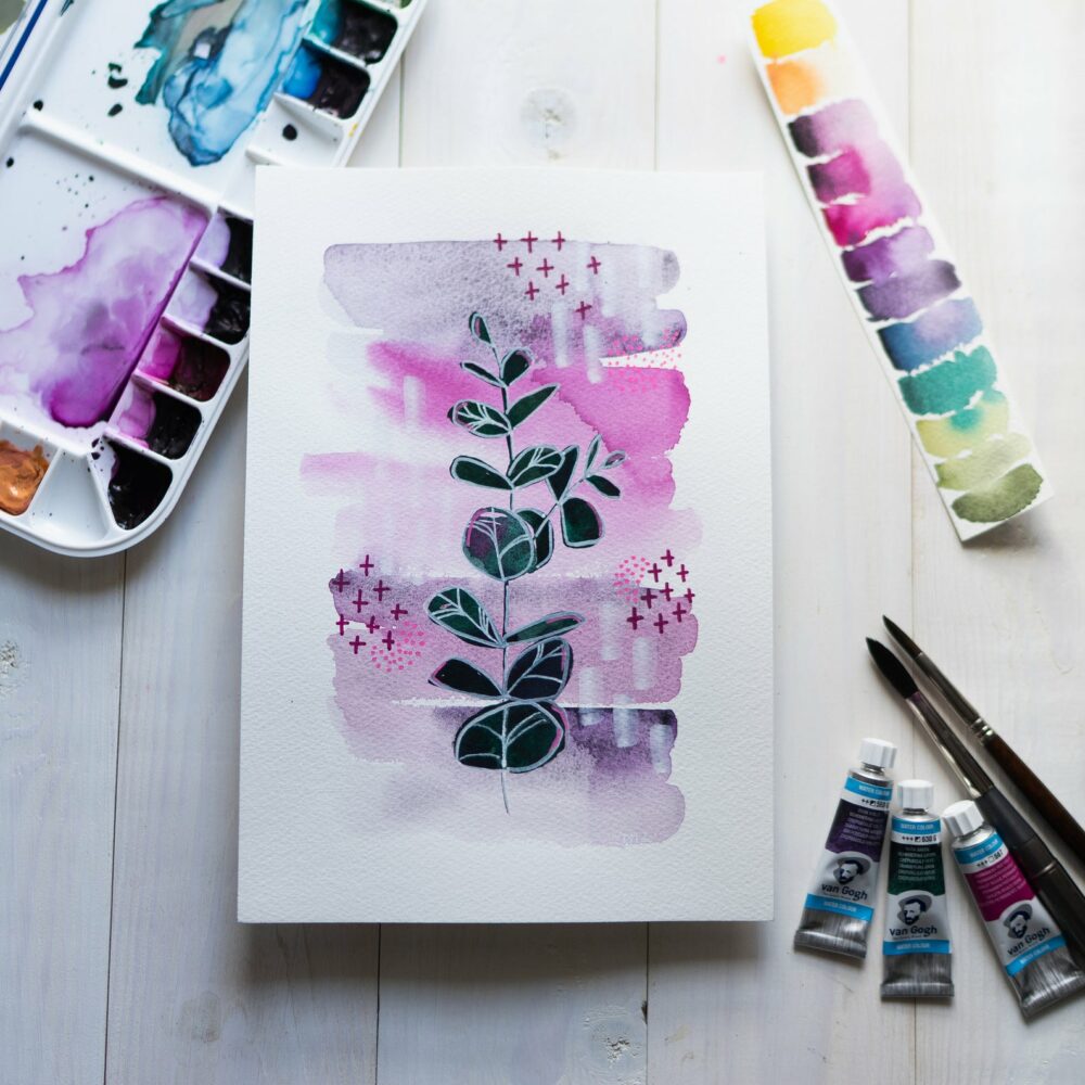 Aquarelle Eucalyptus