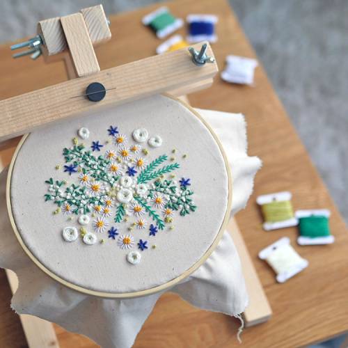 Tuto broderie : mon bouquet fleuri pas à pas