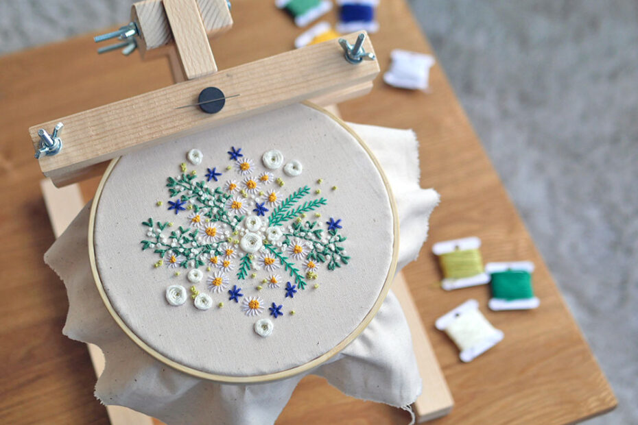 Motif broderie gratuit à télécharger