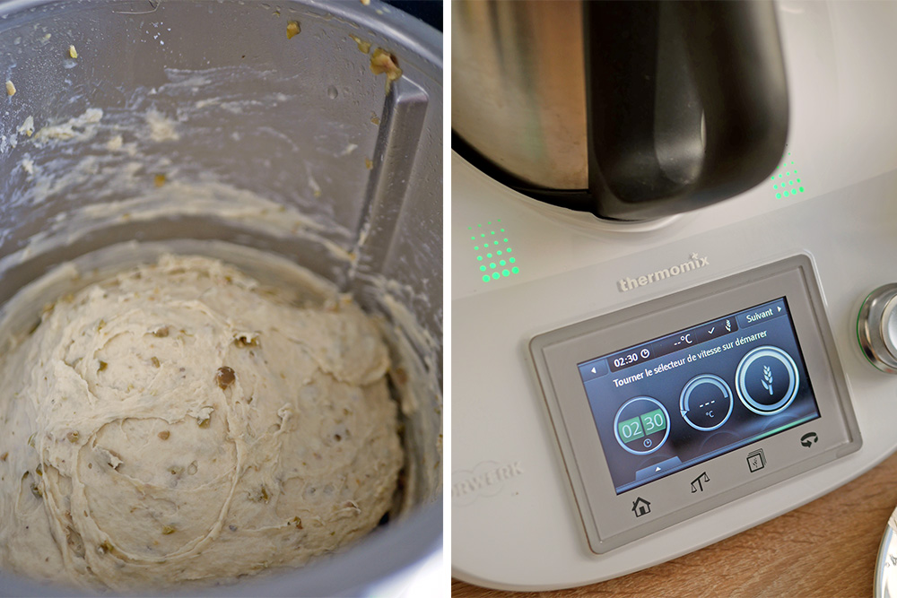 Fougasse aux olives au Thermomix