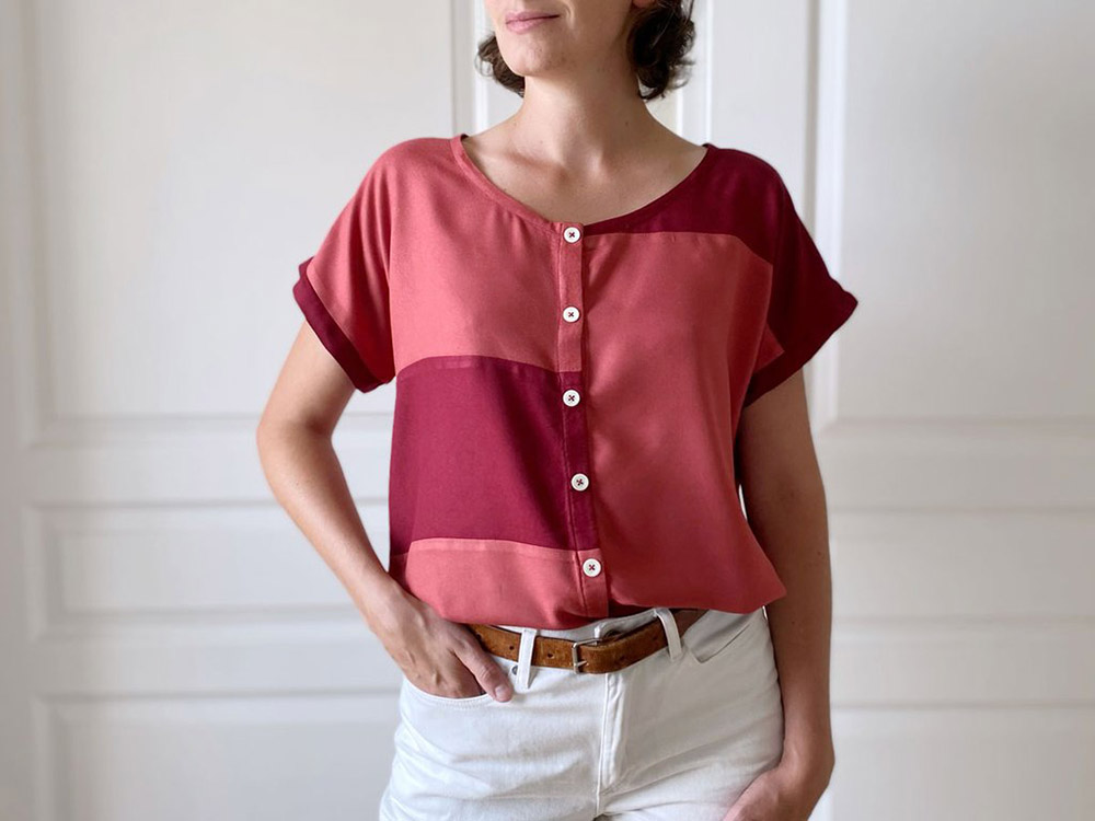 Le top upcycling de Charlotte Auzou Atelier