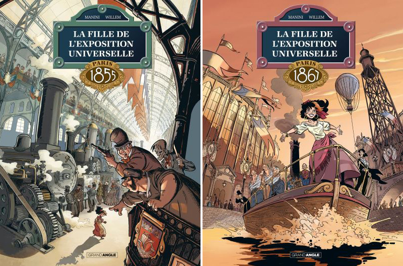 La fille de l'Exposition Universelle, de Manini et Willem (tomes 1855 et 1867)