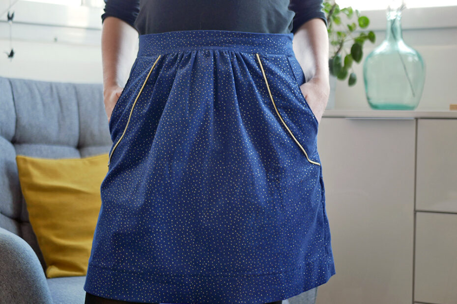 Couture : une jupe Murano qui brille !