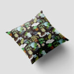 Motif tea time sur coussin