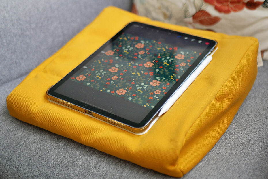 Tuto couture : un coussin pour tablette numérique