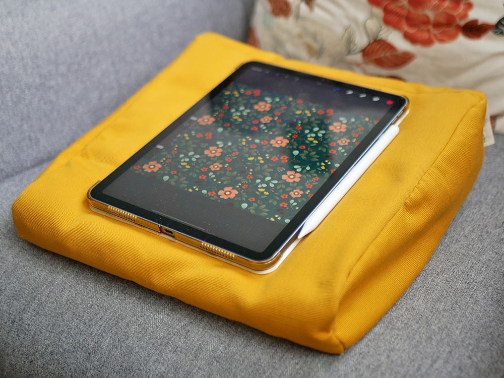 Tuto couture : un coussin pour tablette numérique