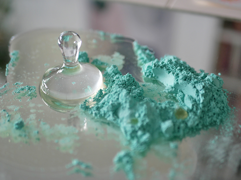 Pigment vert d'eau