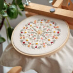 Broderie : un mandala de printemps, à télécharger gratuitement