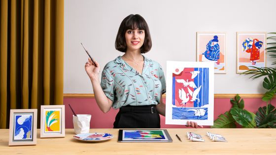 Peinture à la gouache : illustrer la vie sauvage, de Roxane Campoy, illustratrice et réalisatrice de cinéma d’animation