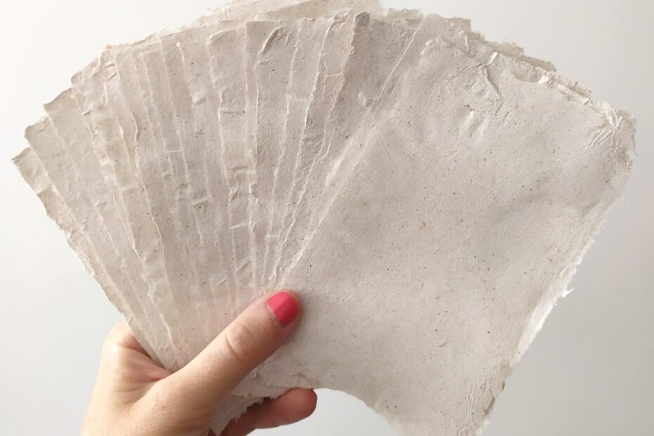 Comment fabriquer du papier soi-même ?