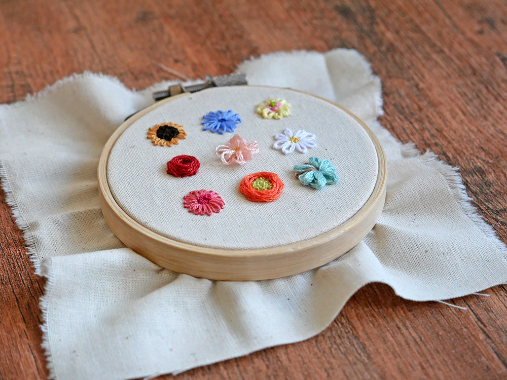 Broderie florale
