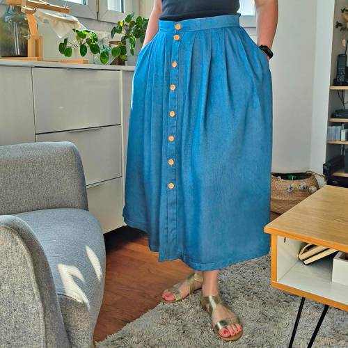 Couture : une jupe Alix pour les beaux jours