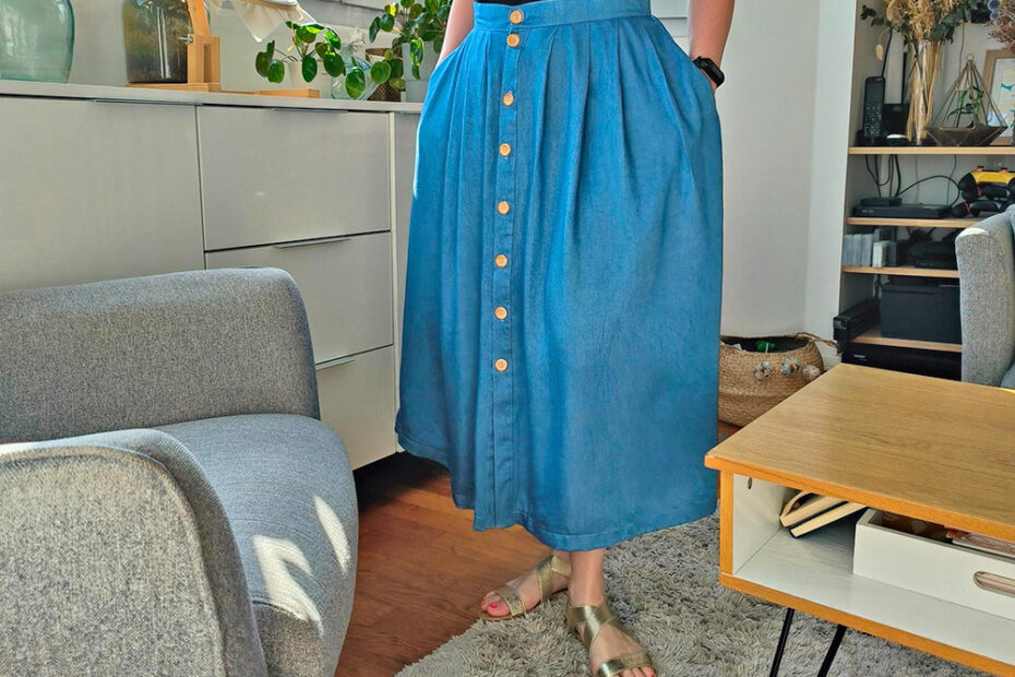 Couture : une jupe Alix pour les beaux jours