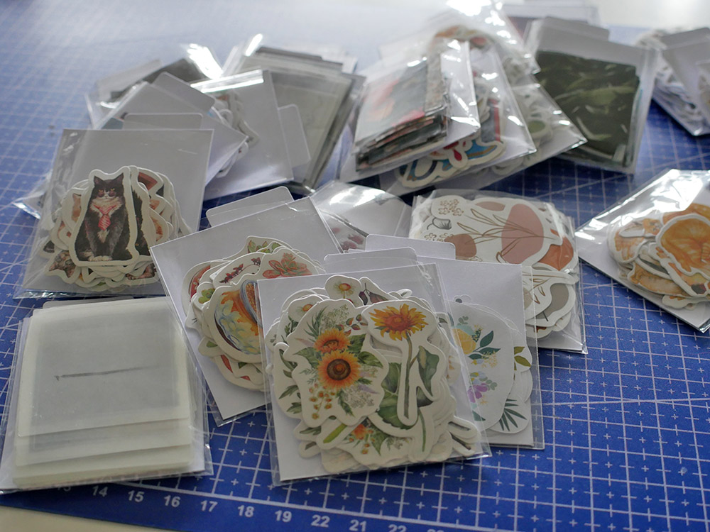 Pochettes pour ranger les stickers