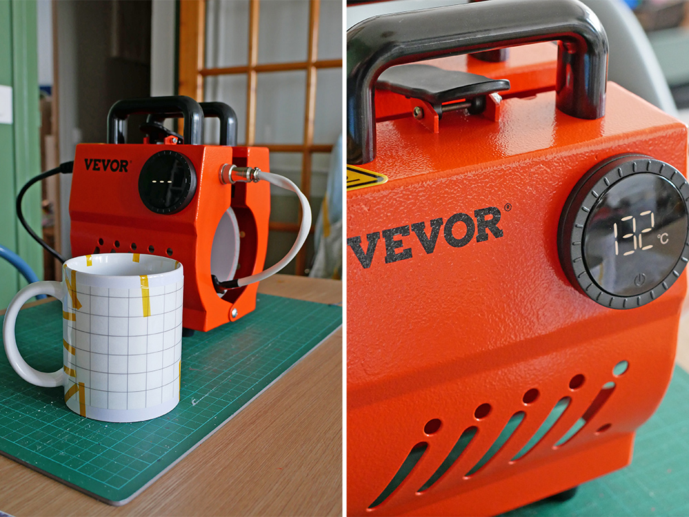 Presse à chaud pour tasse VEVOR