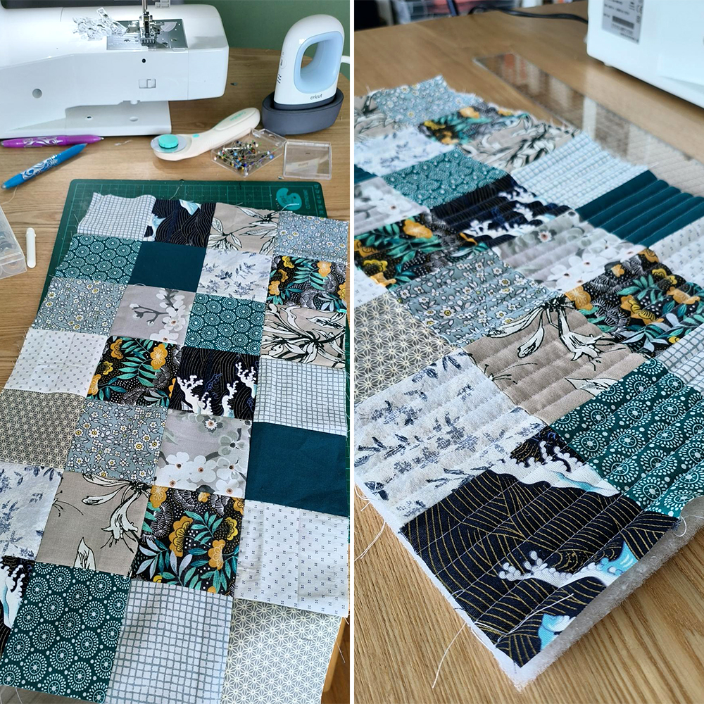 Couture : un sac à ouvrage en patchwork