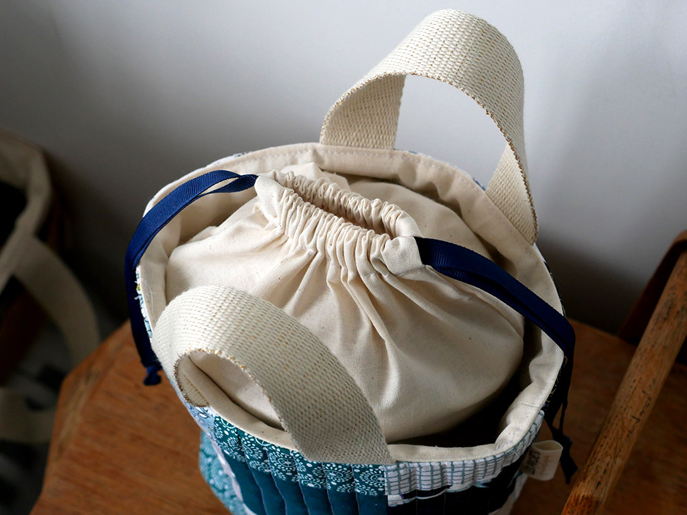 Couture : un sac à ouvrage en patchwork