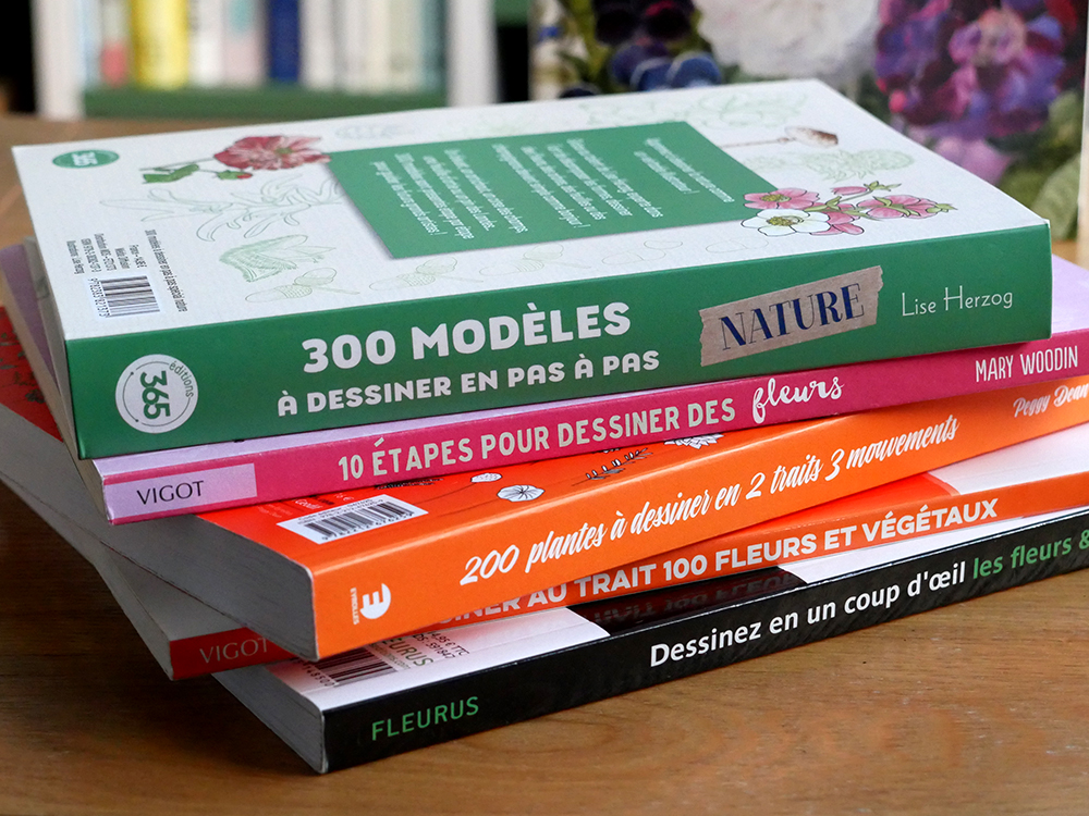 Dessiner des fleurs : mes coups de cœur