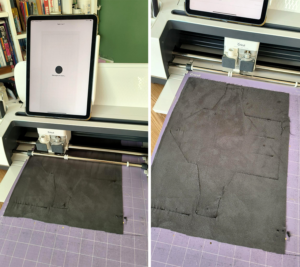 Cricut : un porte-cartes en simili-cuir