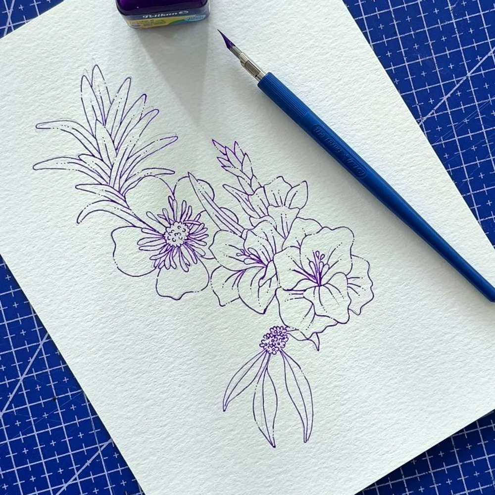 Dessiner des fleurs : mes coups de cœur