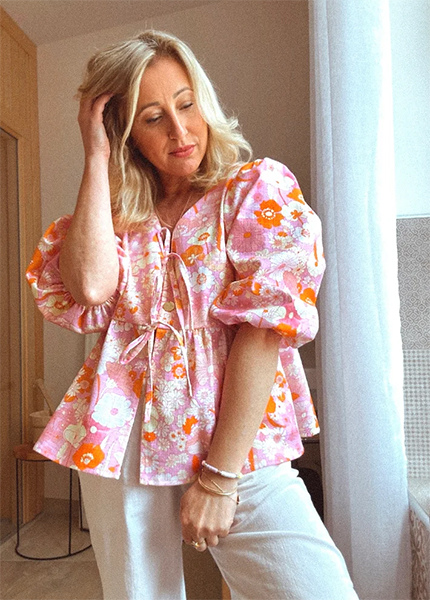 La blouse Samary de MadeInEstelle