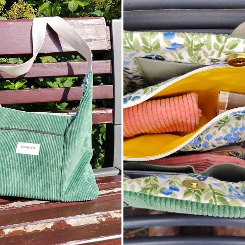 Couture : mon deuxième sac à main en velours